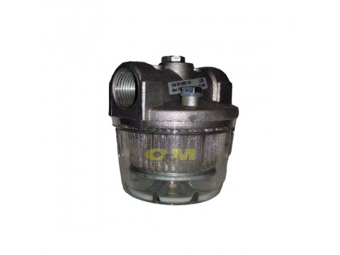 Oil filter Giuliani Anello 1/2'', transparent plastic bowl